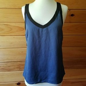 FRNCH Blue and Black Tank Size Large